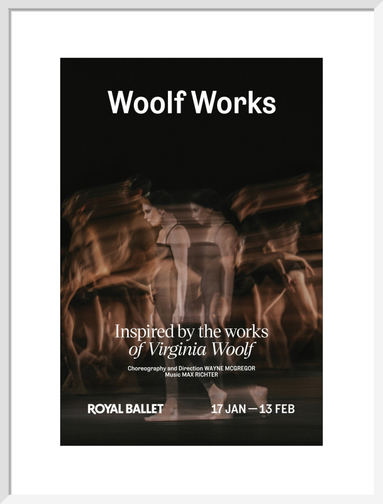 Woolf Works Print (2026) (art print, large, white)