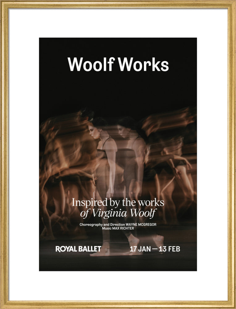 Woolf Works Print (2026) (art print, large, gold)