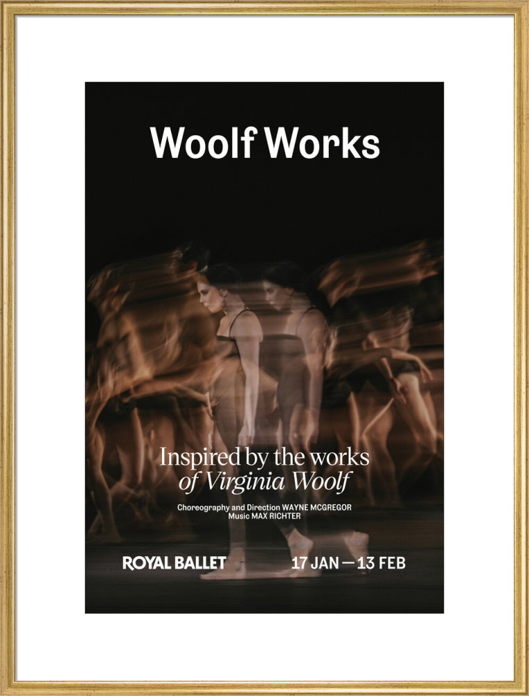Woolf Works Print (2026) (art print, extra large, gold)