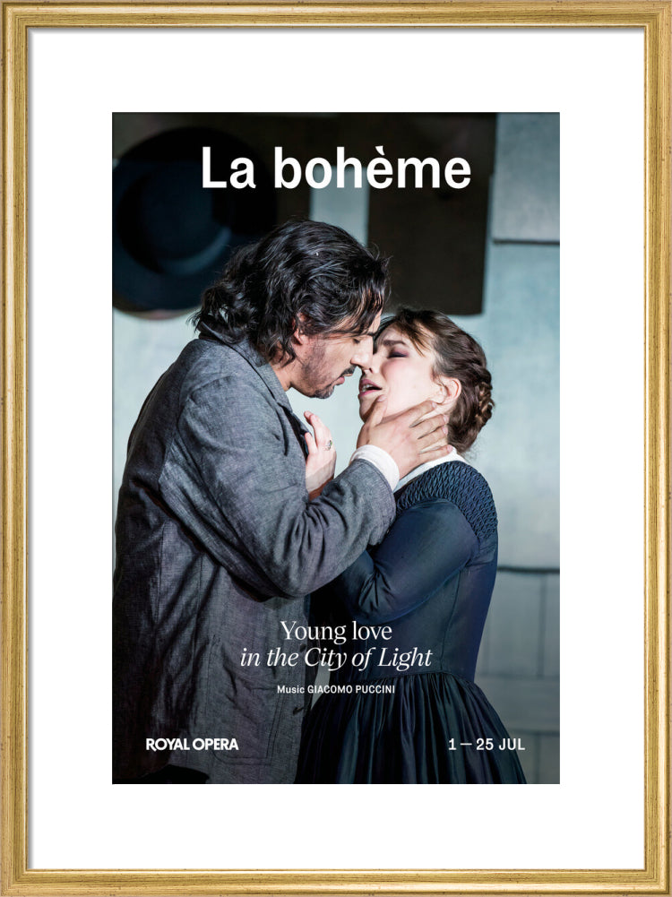 La bohème Print (2026) (art print, medium, gold)