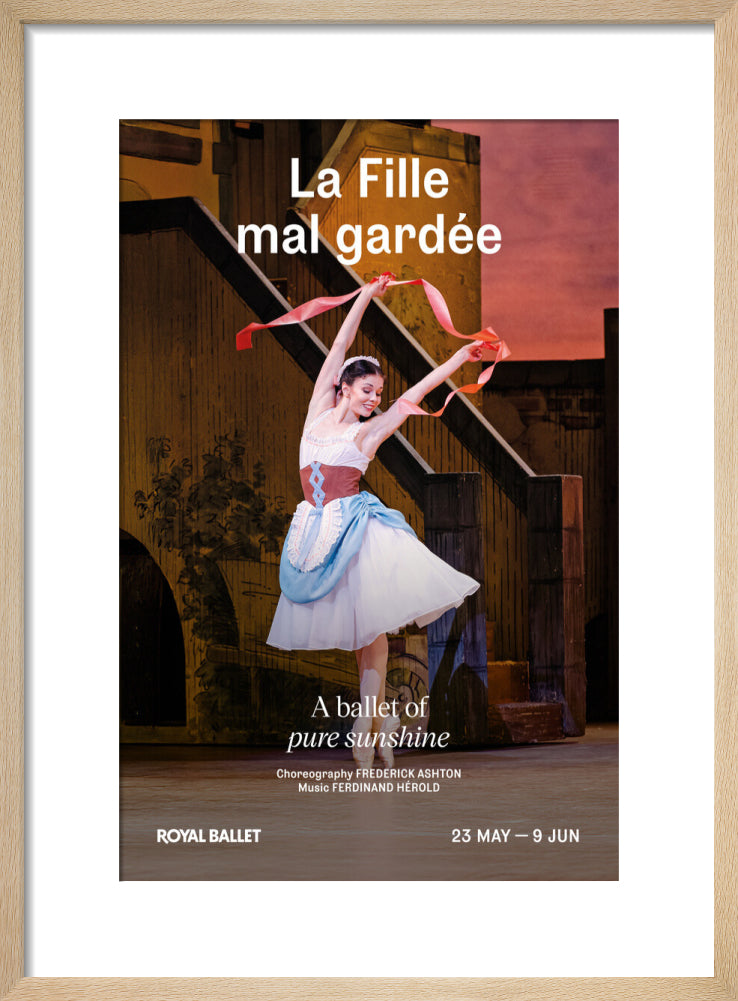 La Fille mal gardee Print (Natalia  Osipova) (art print, small, natural)