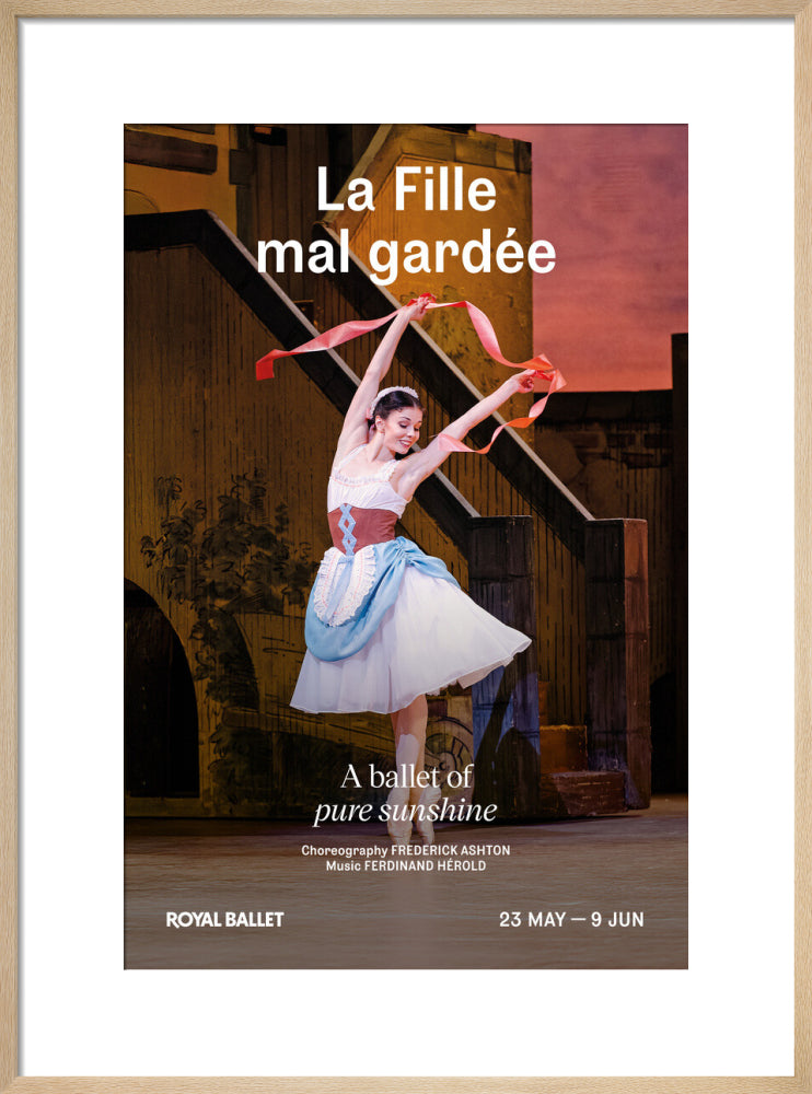 La Fille mal gardee Print (Natalia  Osipova) (art print, medium, natural)