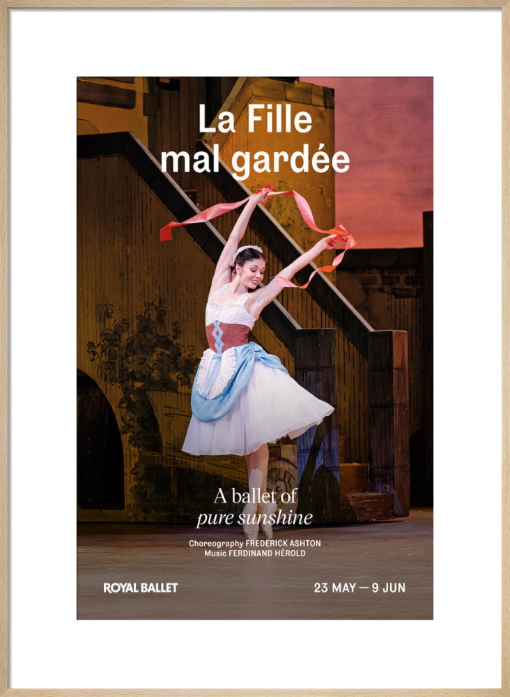 La Fille mal gardee Print (Natalia  Osipova) (art print, large, natural)