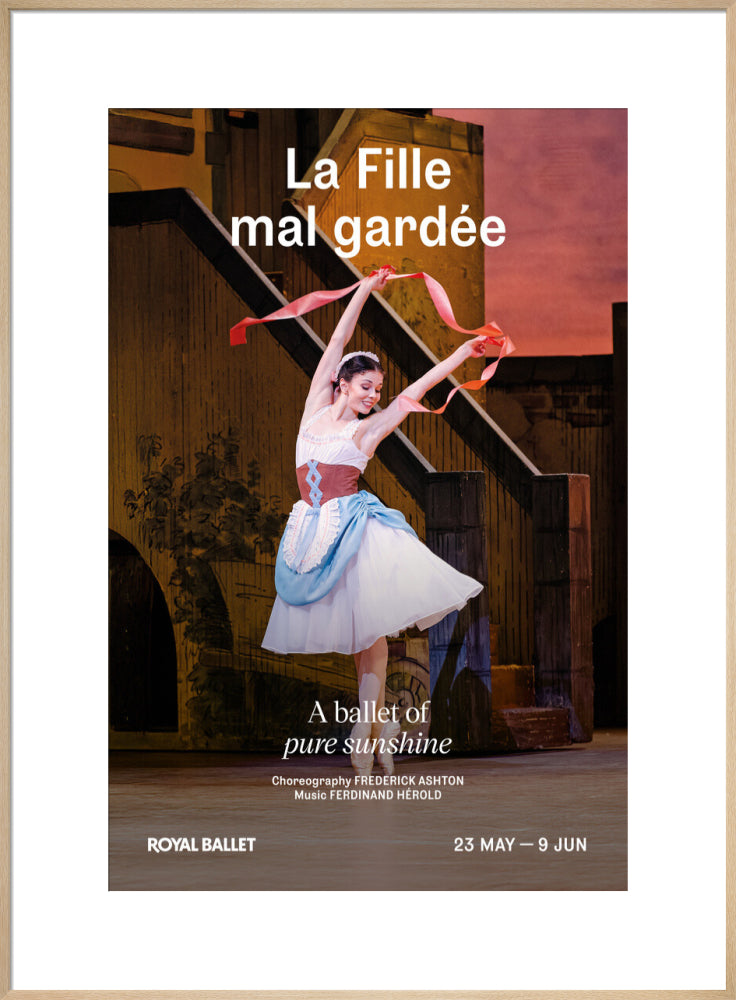 La Fille mal gardee Print (Natalia  Osipova) (art print, extra large, natural)