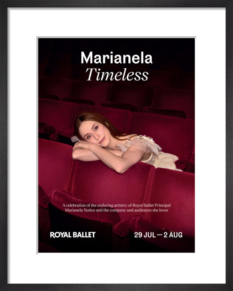 Marianela Timeless Print (art print, small, black)
