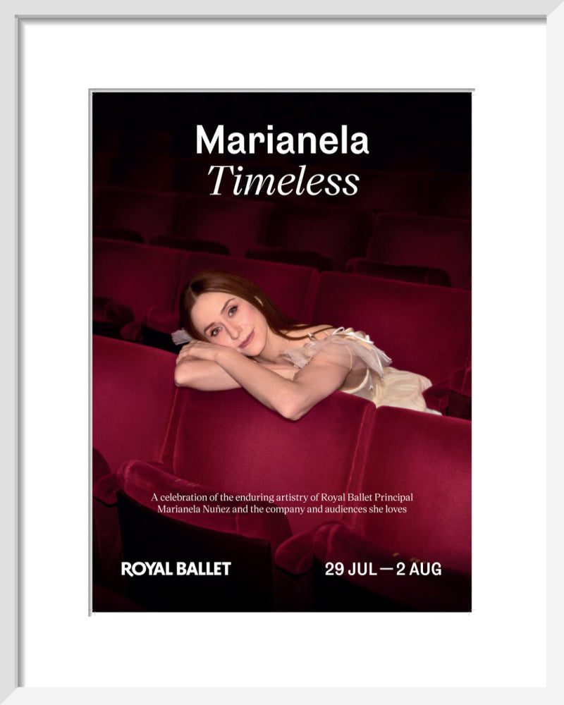 Marianela Timeless Print (art print, small, white)