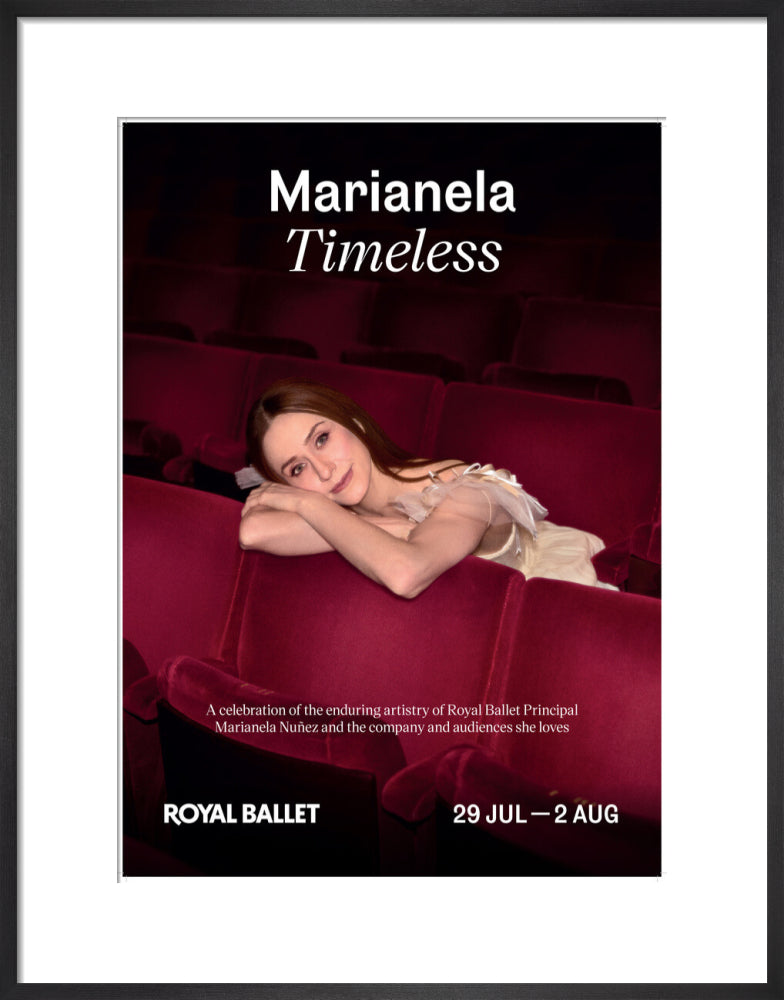 Marianela Timeless Print (art print, medium, black)