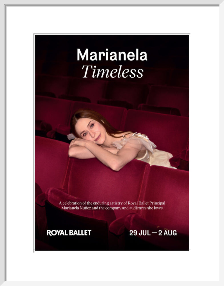 Marianela Timeless Print (art print, medium, white)