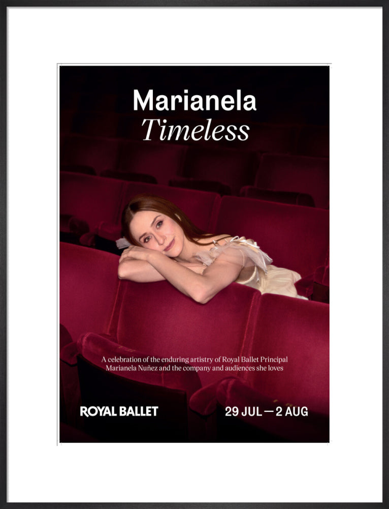 Marianela Timeless Print (art print, large, black)