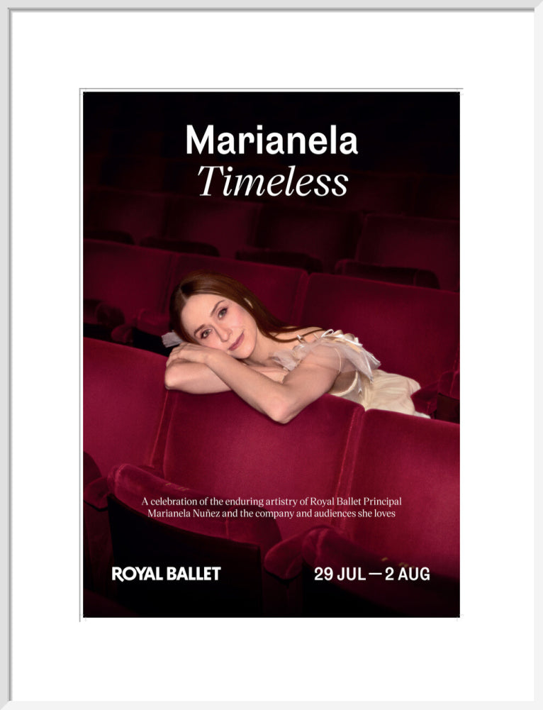 Marianela Timeless Print (art print, large, white)