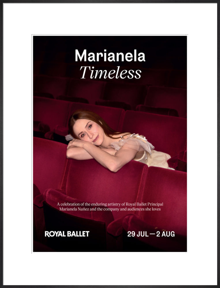 Marianela Timeless Print (art print, extra large, black)