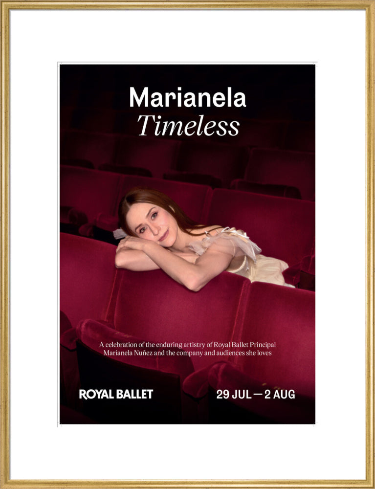Marianela Timeless Print (art print, extra large, gold)
