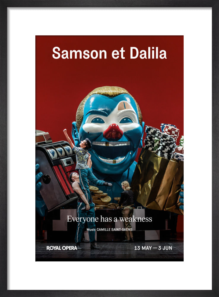 Samson et Dalila Print (art print, small, black)