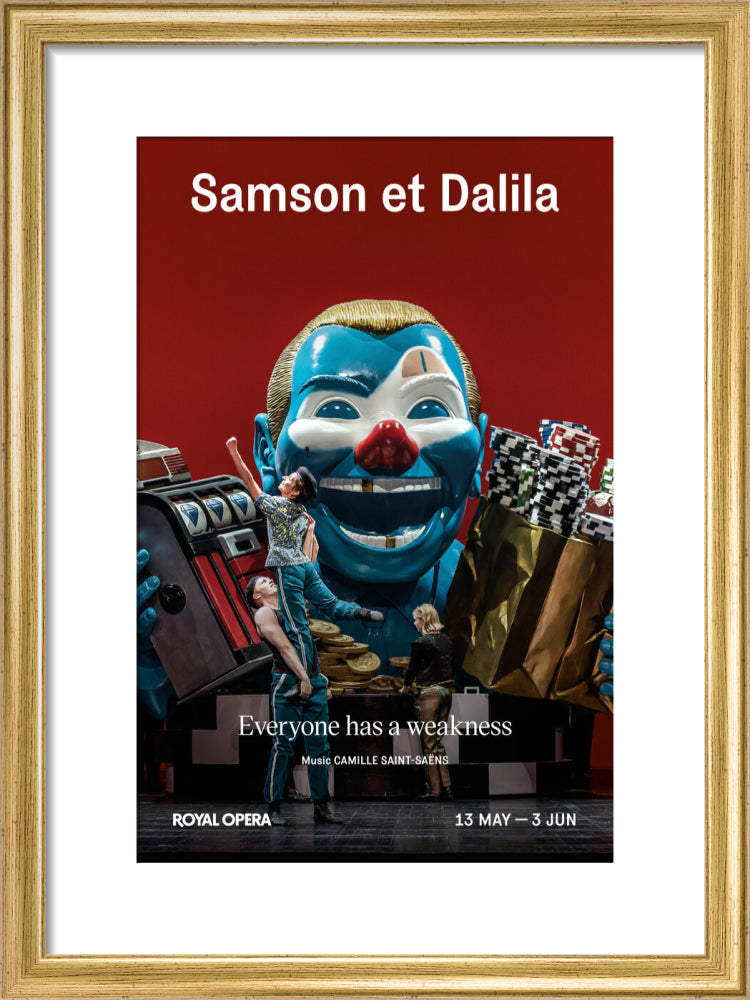 Samson et Dalila Print (art print, small, gold)