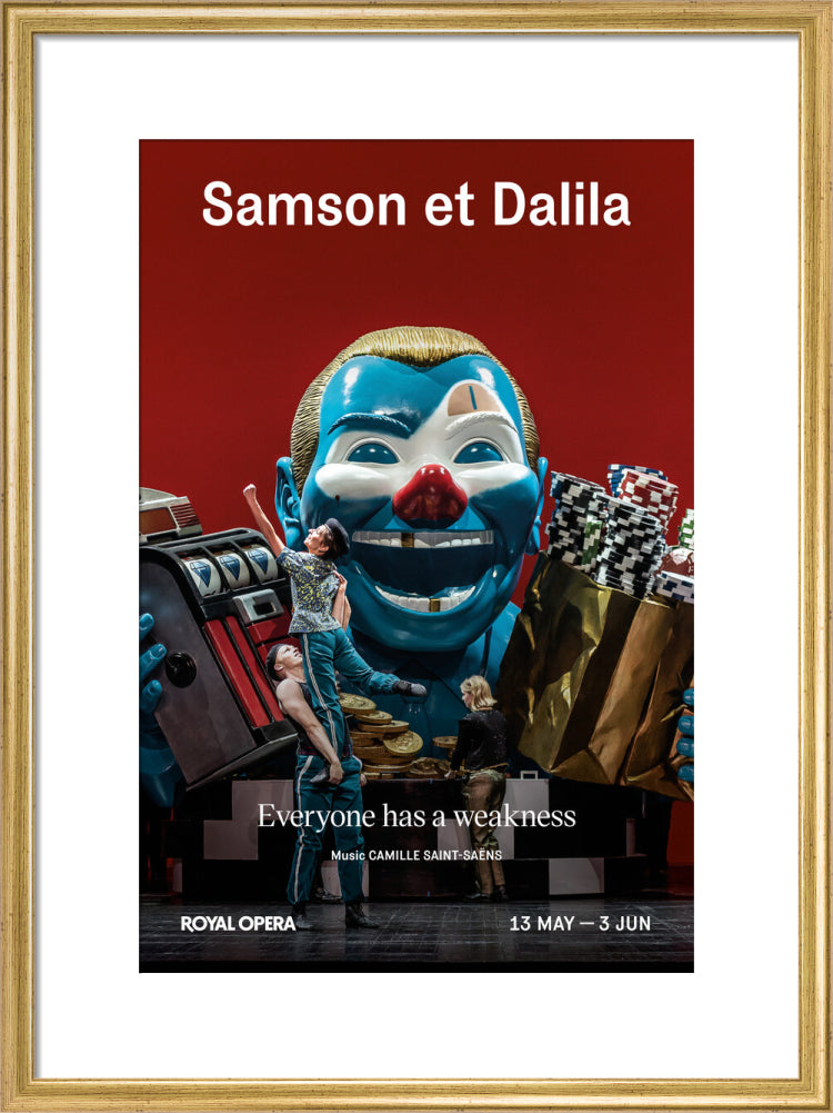 Samson et Dalila Print (art print, medium, gold)