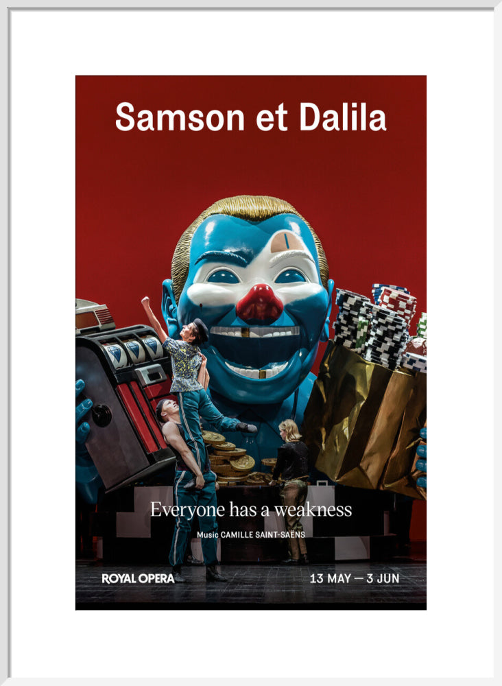 Samson et Dalila Print (art print, large, white)