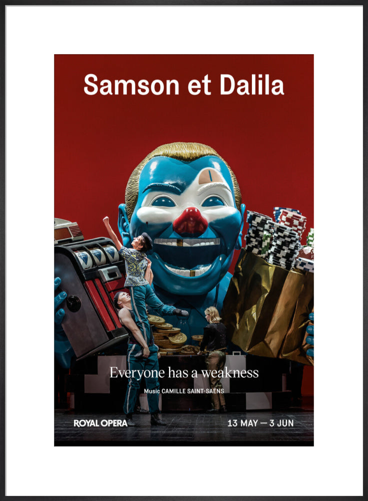 Samson et Dalila Print (art print, extra large, black)