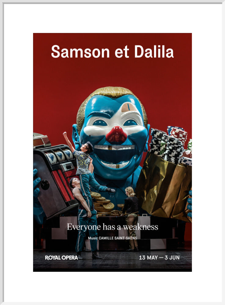 Samson et Dalila Print (art print, extra large, white)