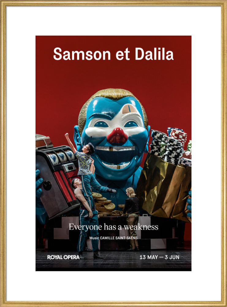 Samson et Dalila Print (art print, extra large, gold)
