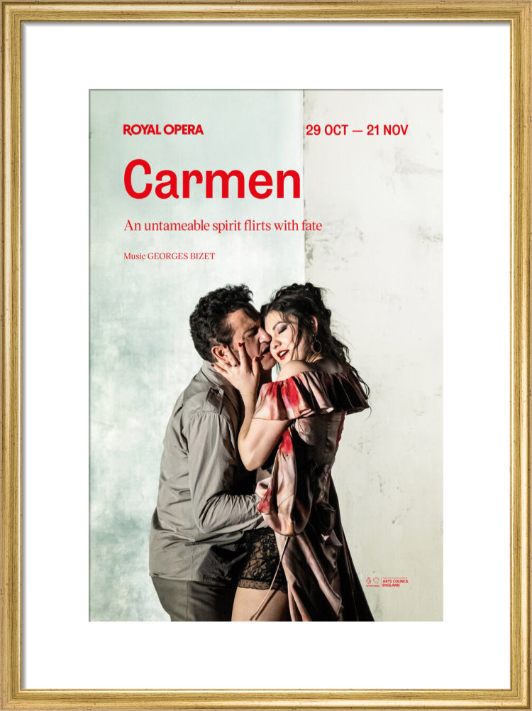 Carmen Print (2026-27) (art print, medium, gold)
