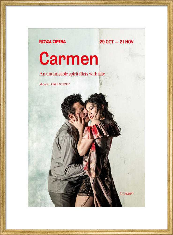 Carmen Print (2026-27) (art print, large, gold)