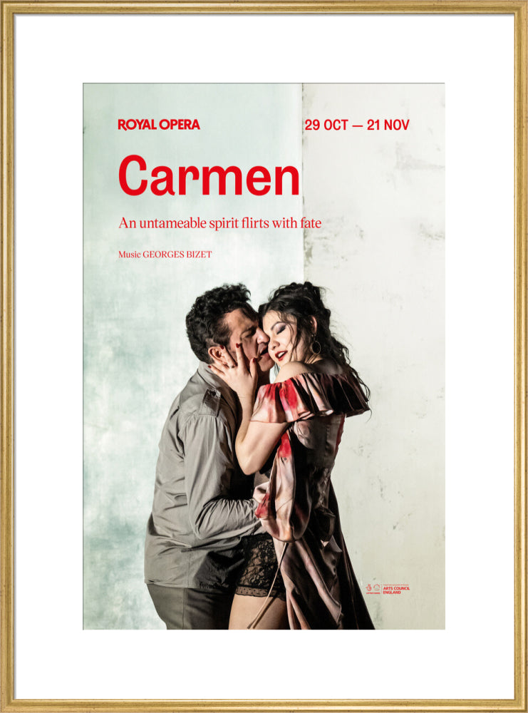 Carmen Print (2026-27) (art print, extra large, gold)