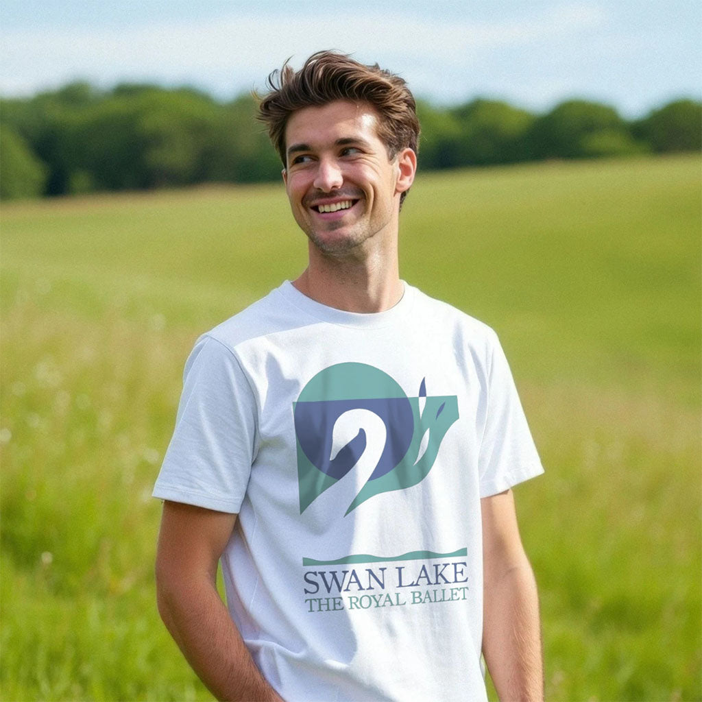 White Swan Lake T-Shirt by Teemill