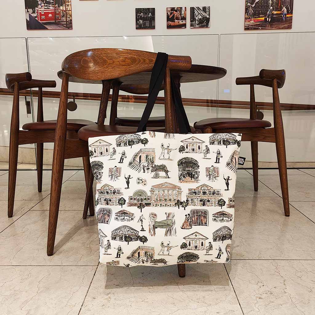 Covent Garden Tote in the foyer of the RBO