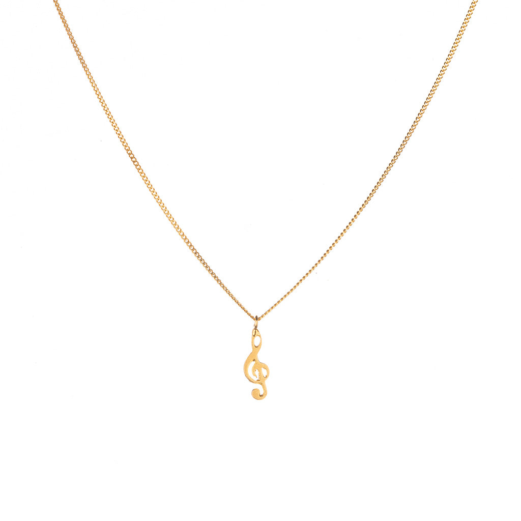 Treble Clef Pendant