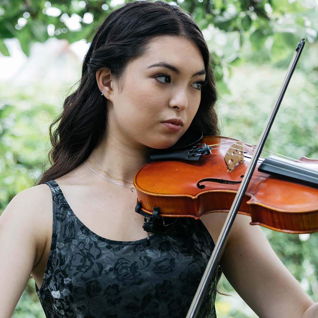 Treble Clef Stud Earrings