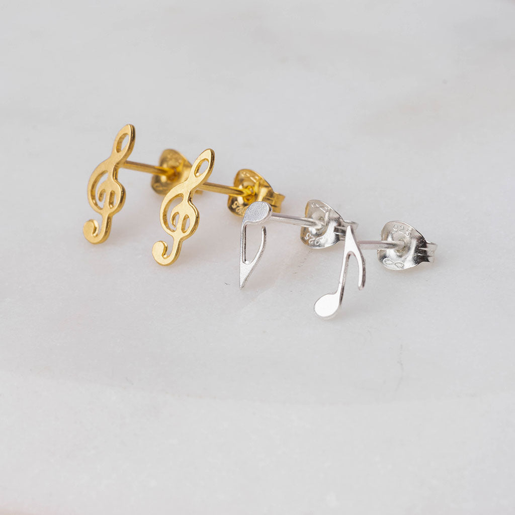 Quaver Stud Earrings