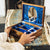 Wolf 1834 Ballet Musical Jewellery Box open with walnut and blue interior