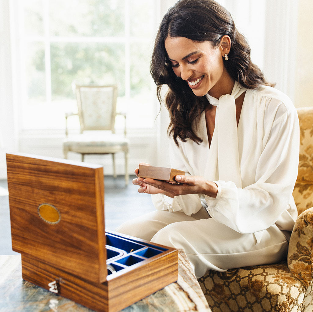 Ballet Musical Jewellery Box with lady in sitting room