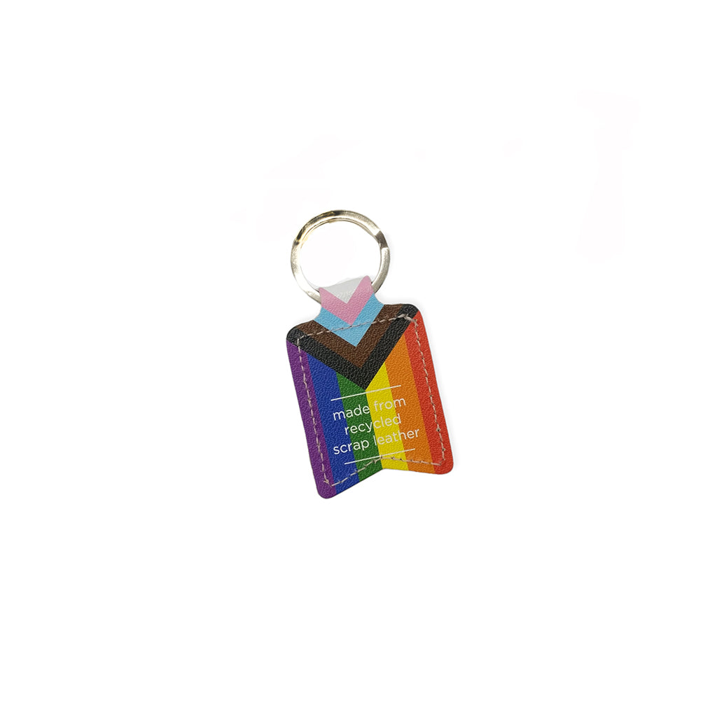 Pride Recycled Leather Keyring