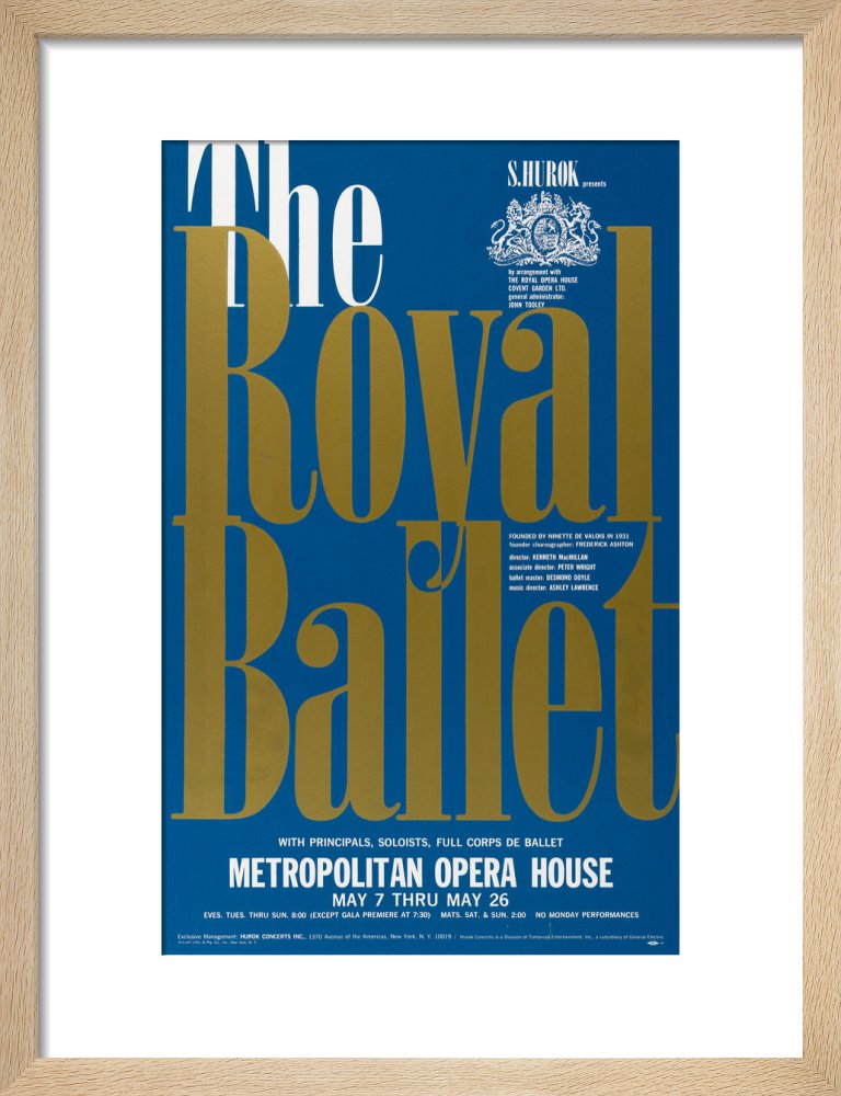 The Royal Ballet in New York Print
