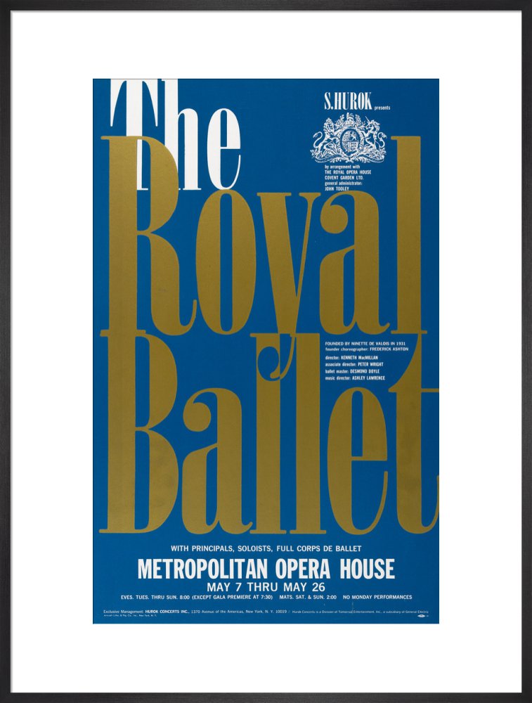 The Royal Ballet in New York Print