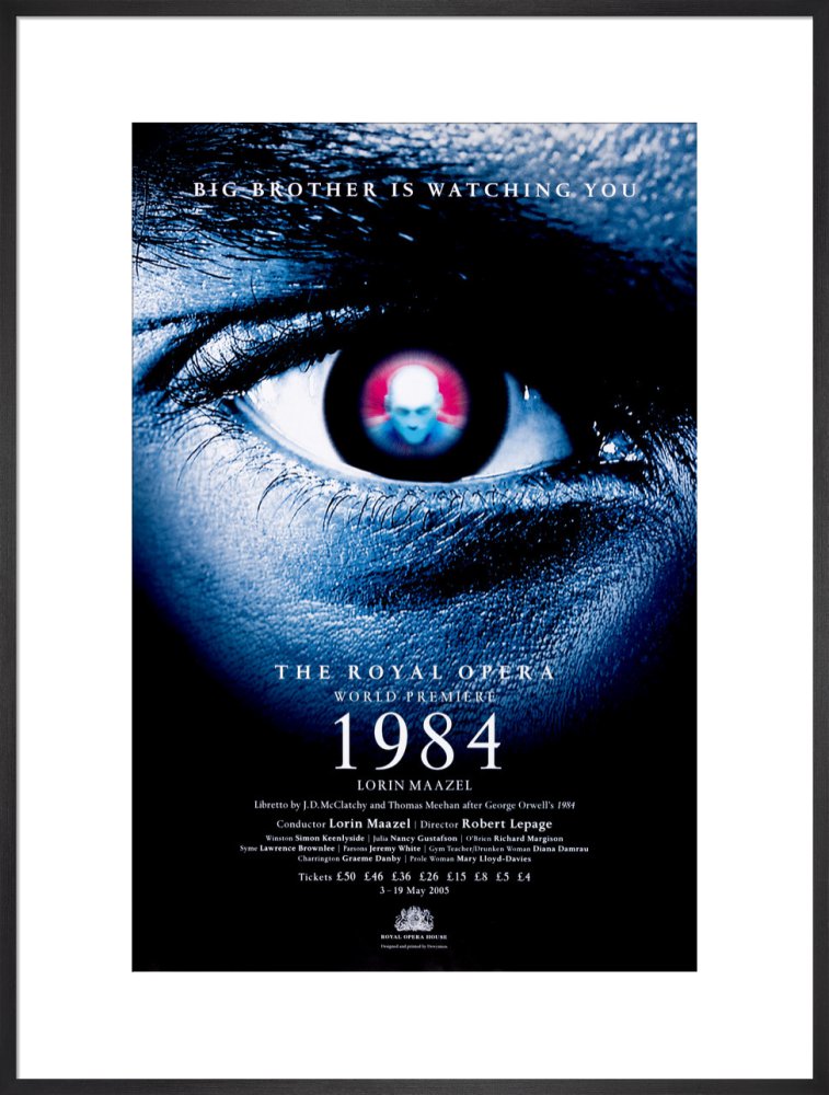 The Royal Opera Poster For Ballet 1984