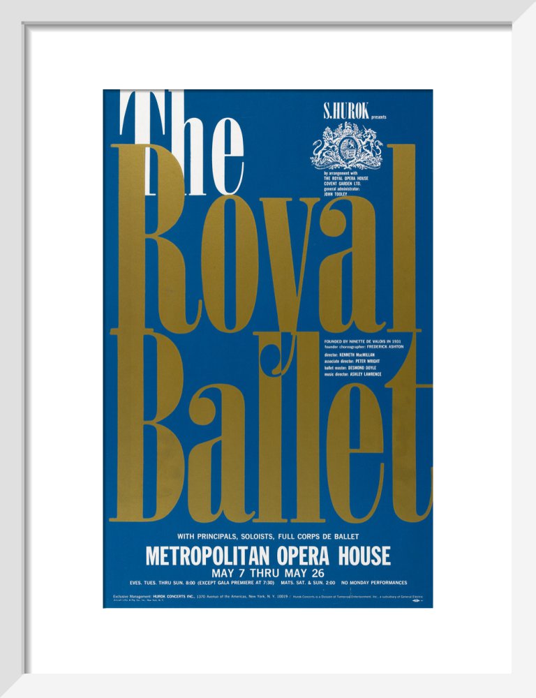 The Royal Ballet in New York Print