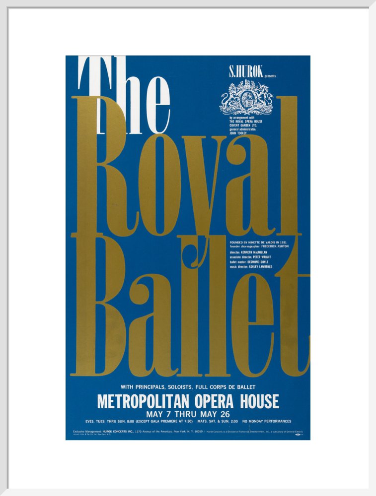 The Royal Ballet in New York Print