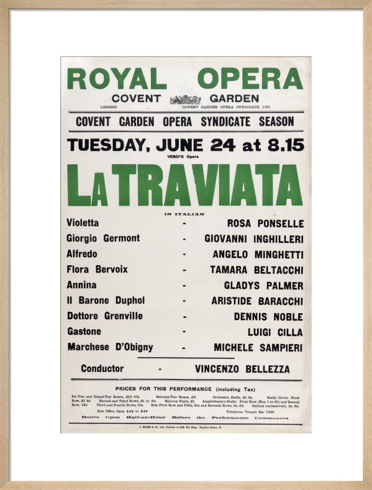 La Traviata Print (1930)