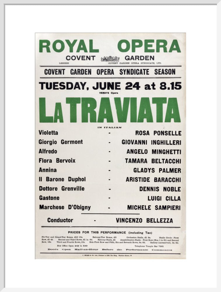 La Traviata Print (1930)