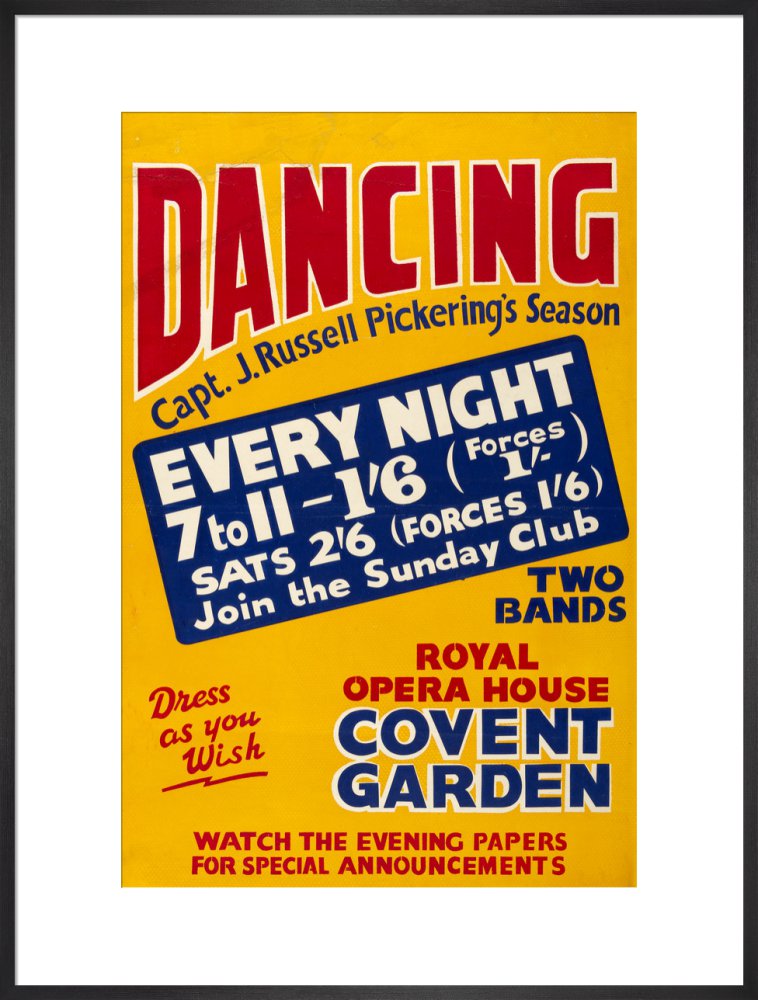 Captain J Russell Pickering’s Season Print