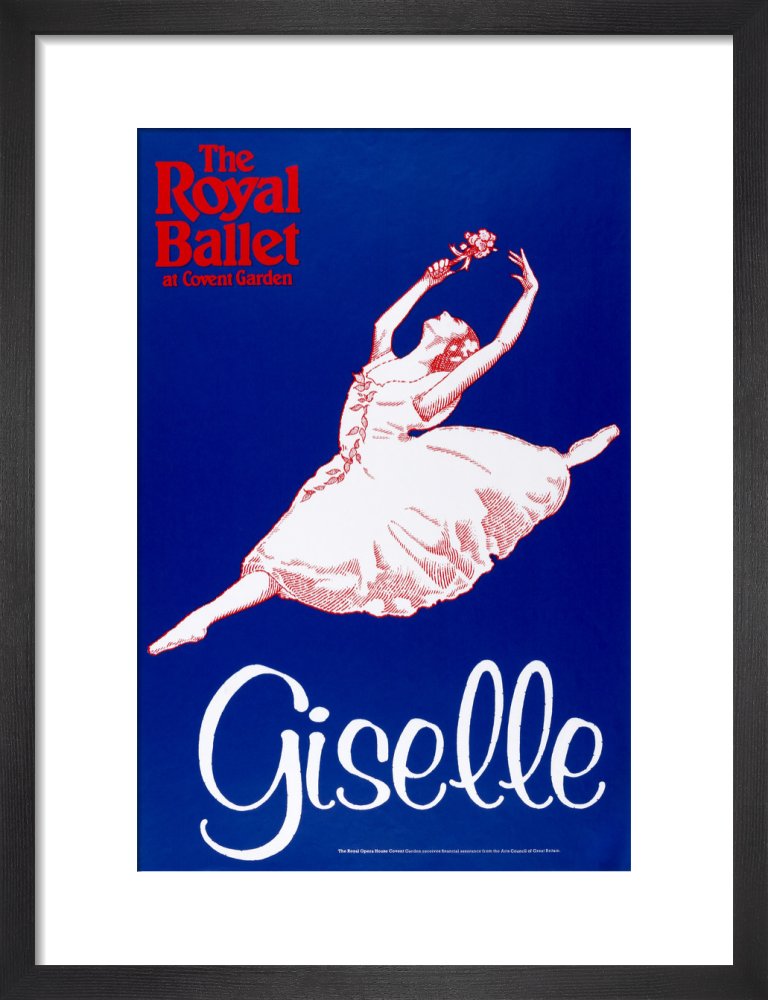 Giselle Print The Royal Ballet at Covent Garden