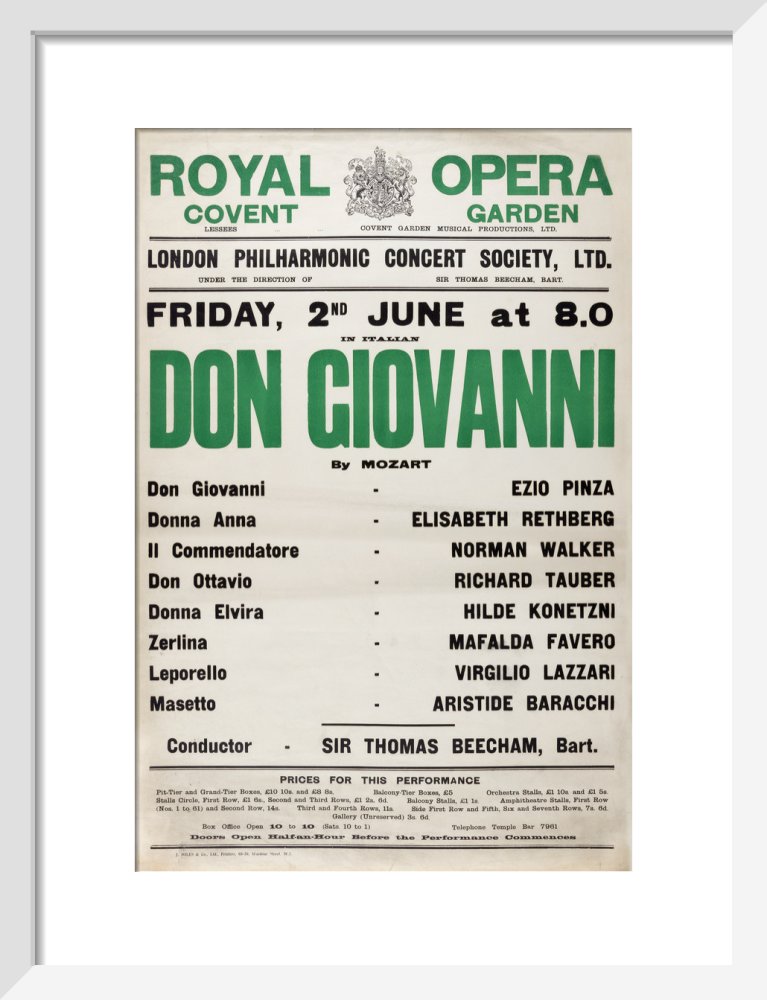 Don Giovanni Print