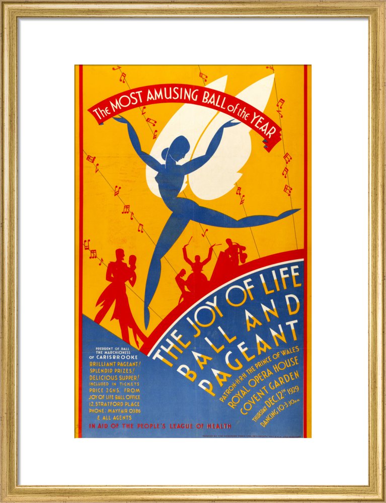 The Joy of Life Ball and Pageant Print