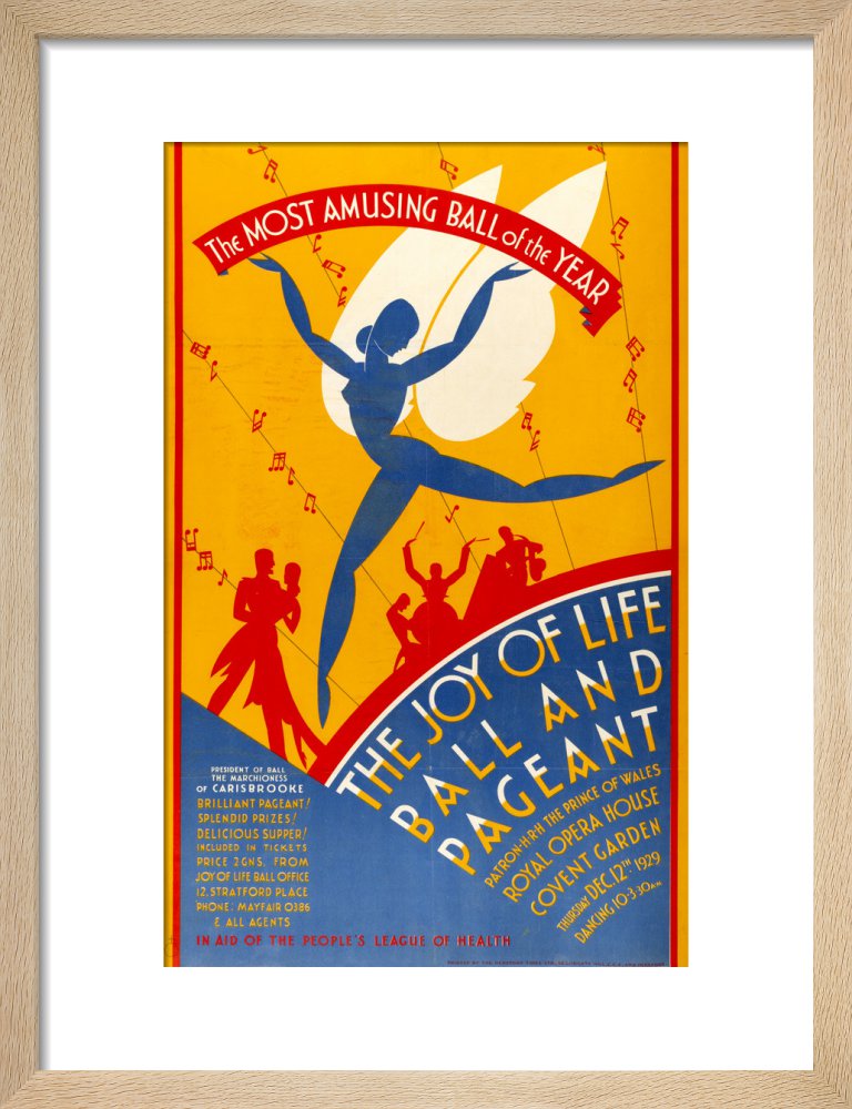 The Joy of Life Ball and Pageant Print