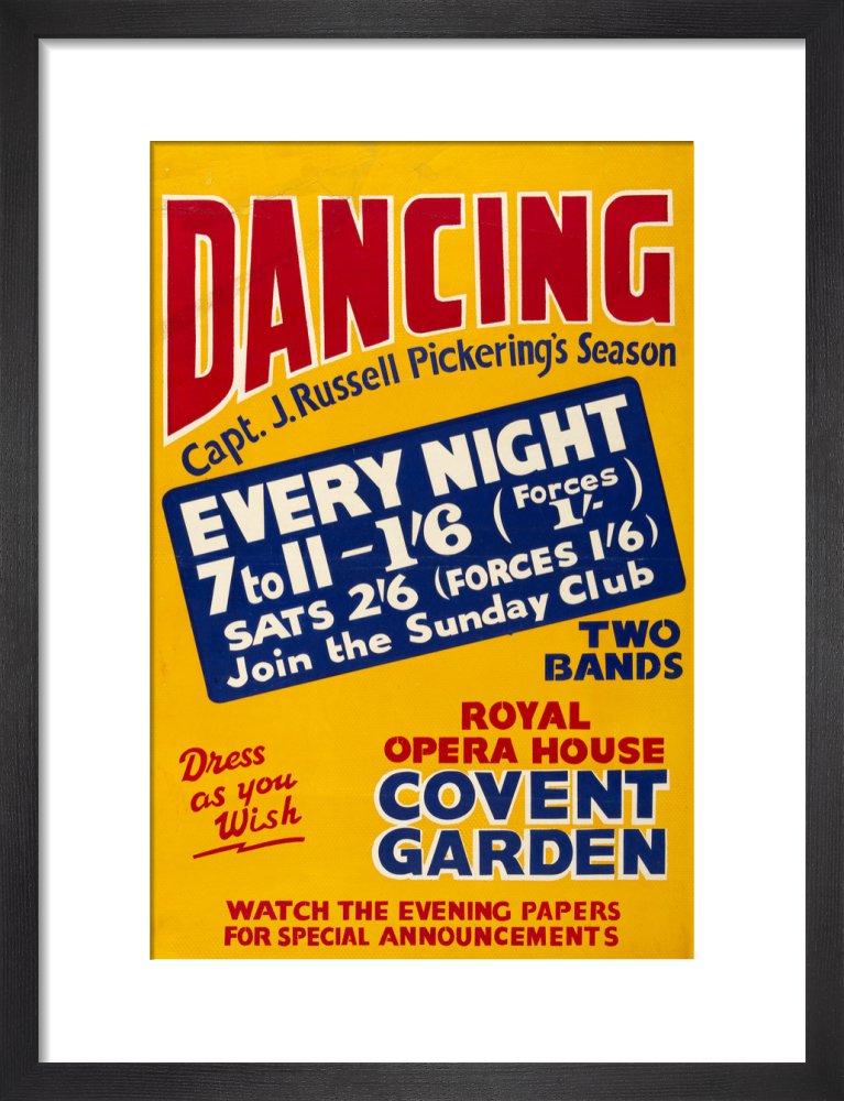 Captain J Russell Pickering’s Season Print