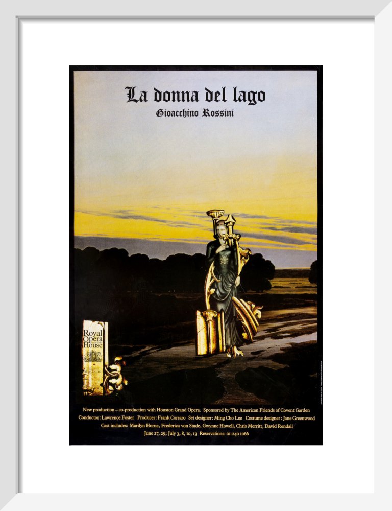 La donna del lago Print