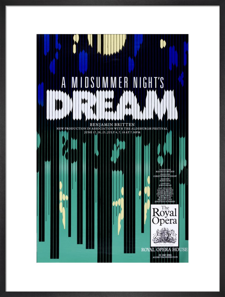 A Midsummer Night's Dream Poster Royal Opera