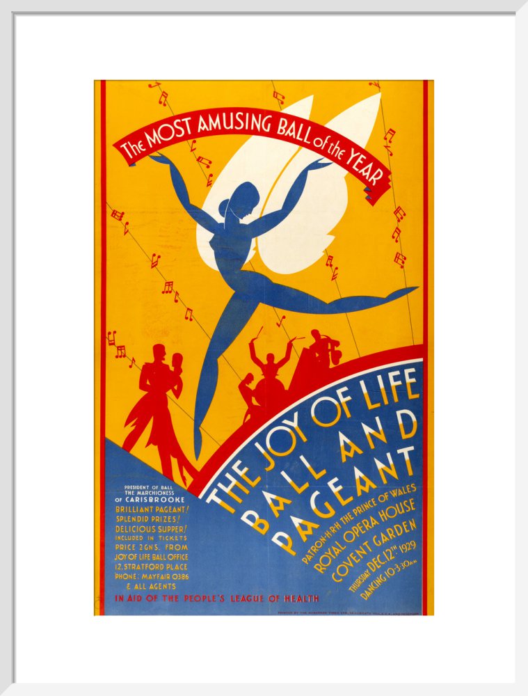 The Joy of Life Ball and Pageant Print